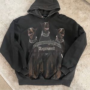Represent Thoroughbred Hoodie in Vintage Black, Size: M